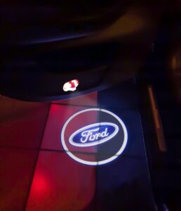 Ford logo projection