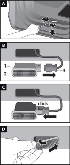 dodge door lights installation step