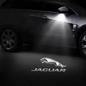 Jaguar side mirror puddle lamp