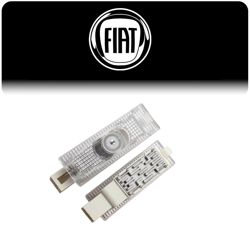 Fiat led car logo lights
