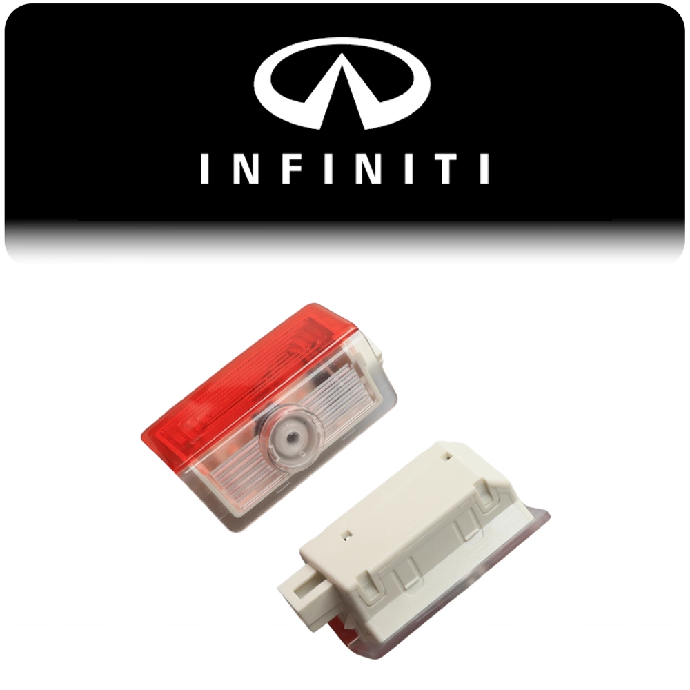 infiniti door logo lights